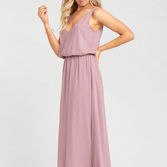 Show me your MUMU kendall Maxi Dress Antique Rose - Picture 2 of 14